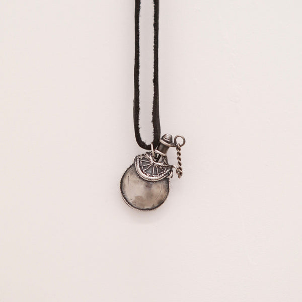 GOTI Pendant Necklace Collection II 925 Silver Handmade in Italy GT-CN194 LEATHER-0 (CN708)